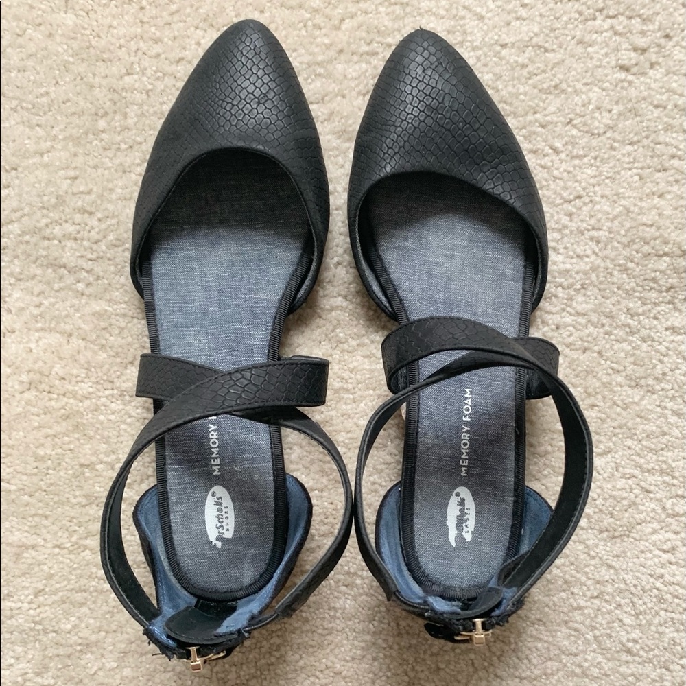 Dr.Sholls Adjustify Crisscross Strap Flats